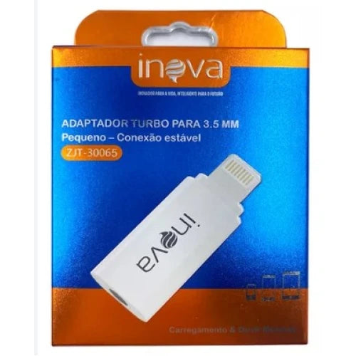 Adaptador Fone de Ouvido P2 para Lightning Inova Zjt-30065