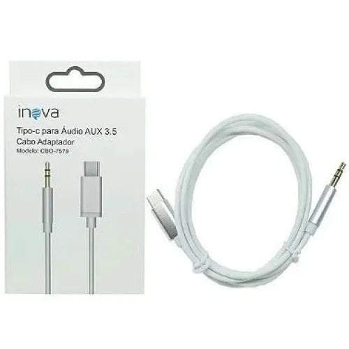 Adaptador Inova Tipo C para Áudio Auxiliar 3.5 Cbo-7579