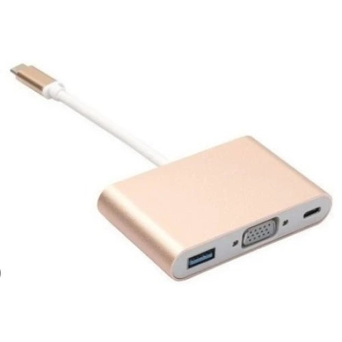Adaptador Tipo C 3 em 1 It-Blue Usb-C Vga Usb 3.0 Le-4119