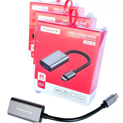 Conversor Tipo C para HDMI HD 4K Tomate MTV-618