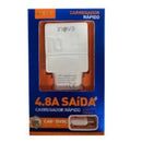 Carregador Tipo C Rápido Inova 4.8A 2USB CAR-3149C