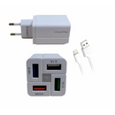 Carregador Turbo Lightning 4USB 9.1A Homologado Hmaston Y43-2