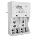 Carregador de Pilha Bivolt Leomox Recarregável LEY-261