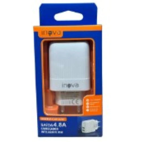 Fonte Carregadora Inova 2 Entradas USB CAR-3240