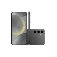 Smartphone Samsung Galaxy S24, 256GB, 8GB RAM, Câmera Tripla 50 MP Tela Infinita 6.2, Preto + Selfie 12MP