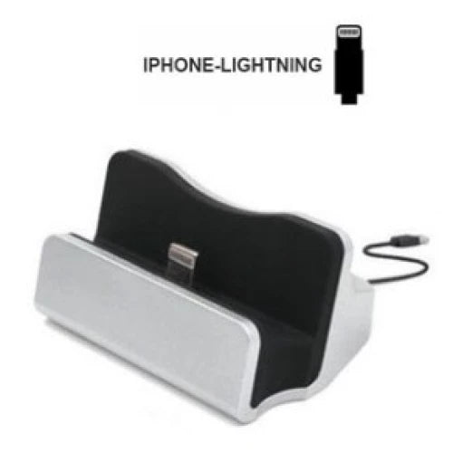Suporte para Celular com Carregador Dock Station Lightning ** Cores Variadas